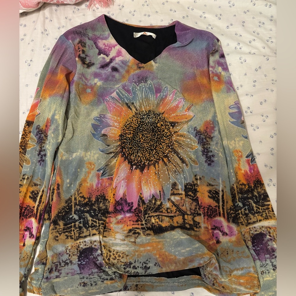 Y2K shirt long sleeve